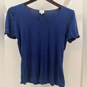 Armani Women's Navy Blue Top
